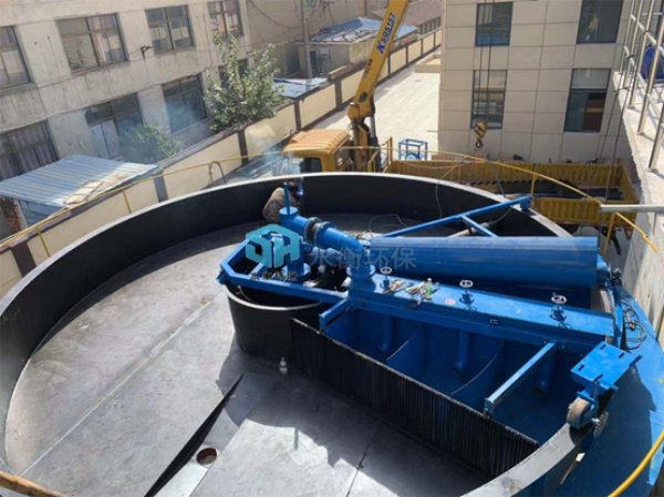 河南淺層氣浮機安裝調試現場